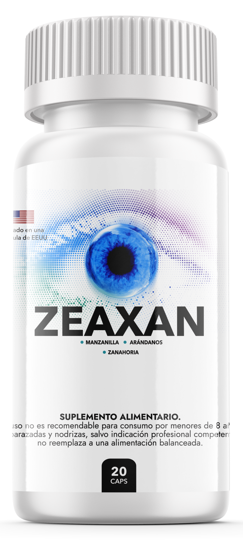 Empaque de Zeaxan Suplemento